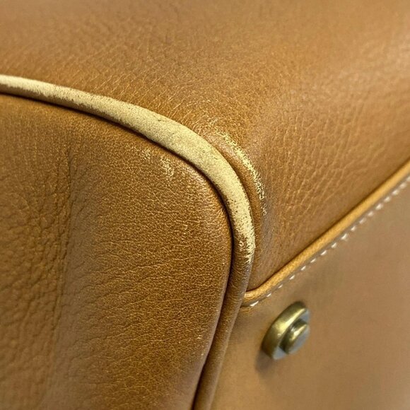 Auth DIOR/ChristianDior - Brown Leather Handbag - Picture 6 of 16